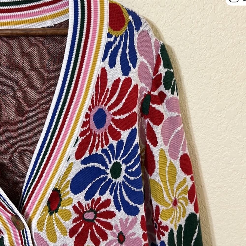 FARM Rio Floral Multicolor Cardigan - Picture 3 of 5